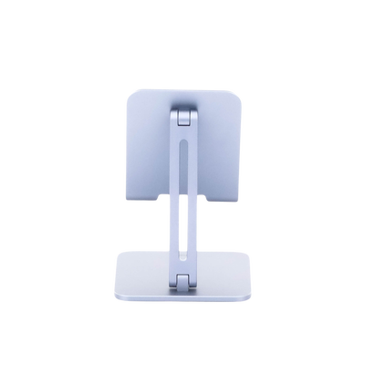 Soporte de Aluminio para IPad & Tablet | Plegable |Angulo Ajustable de 180° y 270° | Base Antideslizante | Protección de Silicona | Amplia Compatibilidad con dispositivos de 7.9'' a 12.9'' | Aluminio Solido | Color Gris - Image 2