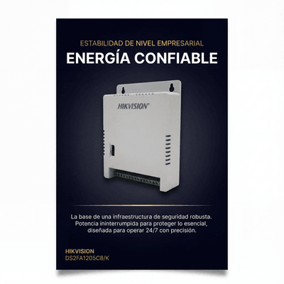 Fuente de Poder Regulada 12 Vcc / 13.5 Vcc / 15 Vcc para 8 Cámaras / 8 Amperes (1 Amp por Salida) / Voltaje de Entrada 90 - 130 VCA / Filtro de Ruido para Cámaras 4K / Modo para Largas Distancias - Image 5