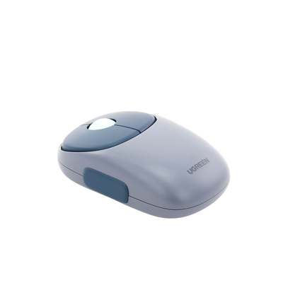 Mouse Inalámbrico FUN | Recargable| 2.4G & Bluetooth | 4 Niveles de DPI | Silencioso | Ergonómico | 5 Botones | Compatible con Windows, macOS 10.5, Android iOS Linux y Chrome OS | Color Azul. - Image 4