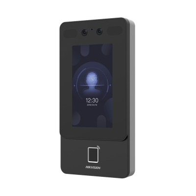 Terminal Min Moe PoE & WiFi de Reconocimiento Facial y Huella con Lector PROX EM / Exterior IP65 / Hasta 1.5 mts en Lectura de Rostro / Soporta P2P / 1,500 Rostros / 3,000 Huellas / Salida 12 Vcd para Chapa / PoE / SIP Estandar / HIK-IA - Image 3