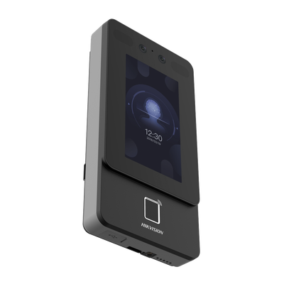 Terminal Min Moe PoE & WiFi de Reconocimiento Facial y Huella con Lector MIFARE / Exterior IP65 / Hasta 1.5 mts en Lectura de Rostro / Soporta P2P / 1,500 Rostros / 3,000 Huellas / Salida 12 Vcd para Chapa / PoE / SIP Estandar / HIK-IA - Image 2