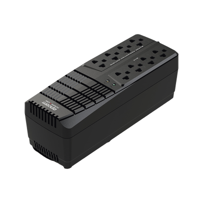 Regulador de Voltaje 1000 VA-500 W / 4 Contactos con AVR / 4 Contactos con Supresor de Picos / Protección RJ11 - Image 2