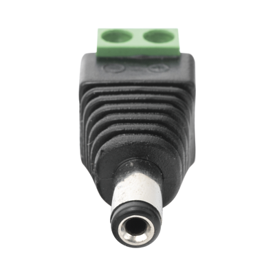 Adaptador Macho Tipo Jack de 3.5 mm (0.14 Pulgadas) Polarizado de 12 Vcc / Terminales Tipo Tornillo / Polarizado (+/-) / Ideal para Cámaras de Video Vigilancia - Image 2