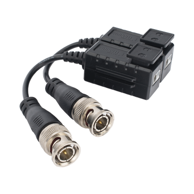 Kit de Transceptores (Baluns) con Terminal PUSH SUPERIOR, Resolución 4K , Cable flexible COAXIAL Blindado / COAXITRON / AUDIO POR COAXITRON / Menu OSD /Conector 100% COBRE / protección TVS, Calidad PREMIUM - Image 3