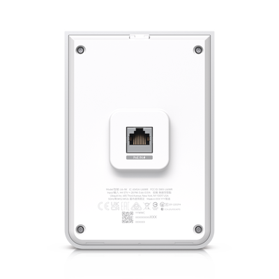 Access Point UniFi U6 In Wall/Montaje p/pared, WIFI 6 2.4 Y 5 Ghz, hasta 5.3 Gbps, 1 pto PoE In, 4 ptos secundarios (1 PoE Out) - Image 2