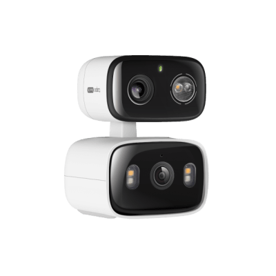Cámara de Seguridad Dual PTZ / 2 Lentes 2K+2K (3MP cada uno) / 3x Claridad Telefoto / IP65 Exterior / IA Inteligente / Seguimiento Sincronizado / Vista Dual Simultánea / Color Night Vision / Audio Bidireccional / 125.5° Gran Angular + 67 - Image 3