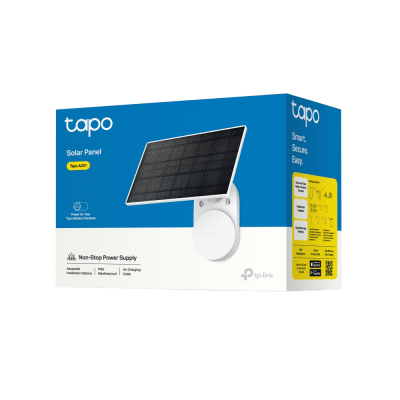 Panel Solar / 2.5 W Máximo / 5.2 V Voltaje / IP65 / Cable 4 m (13.1 ft) / Compatible Cámaras Tapo / Tipo-C + Micro USB / Montaje Ajustable - Image 4