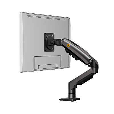 Brazo Ajustable para Monitor Ergonómico / Compatible con Monitores de 17" - 30" / Capacidad de Peso hasta 9 kg / Rotación 360° / Inclinación +85° a -30° / Giro 180° / Ajuste de Resorte de Gas / Color Gris - Image 3